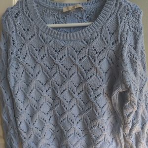 LOFT blue sweater